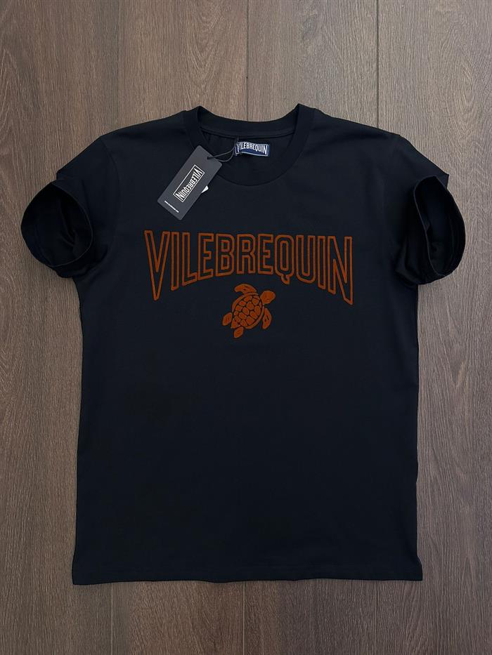 Küçük Kaplumbağa Logo Baskılı T-Shirt