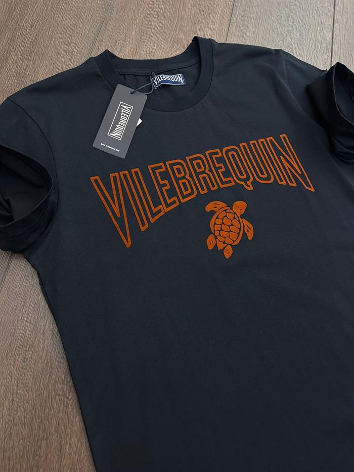 Küçük Kaplumbağa Logo Baskılı T-Shirt