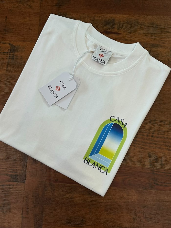 Lime Arches Baskılı T-Shirt