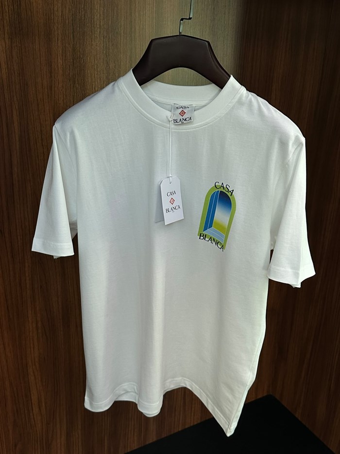 Lime Arches Baskılı T-Shirt