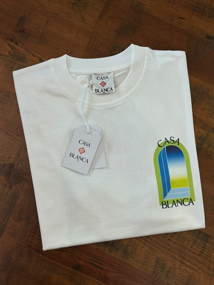 Lime Arches Baskılı T-Shirt