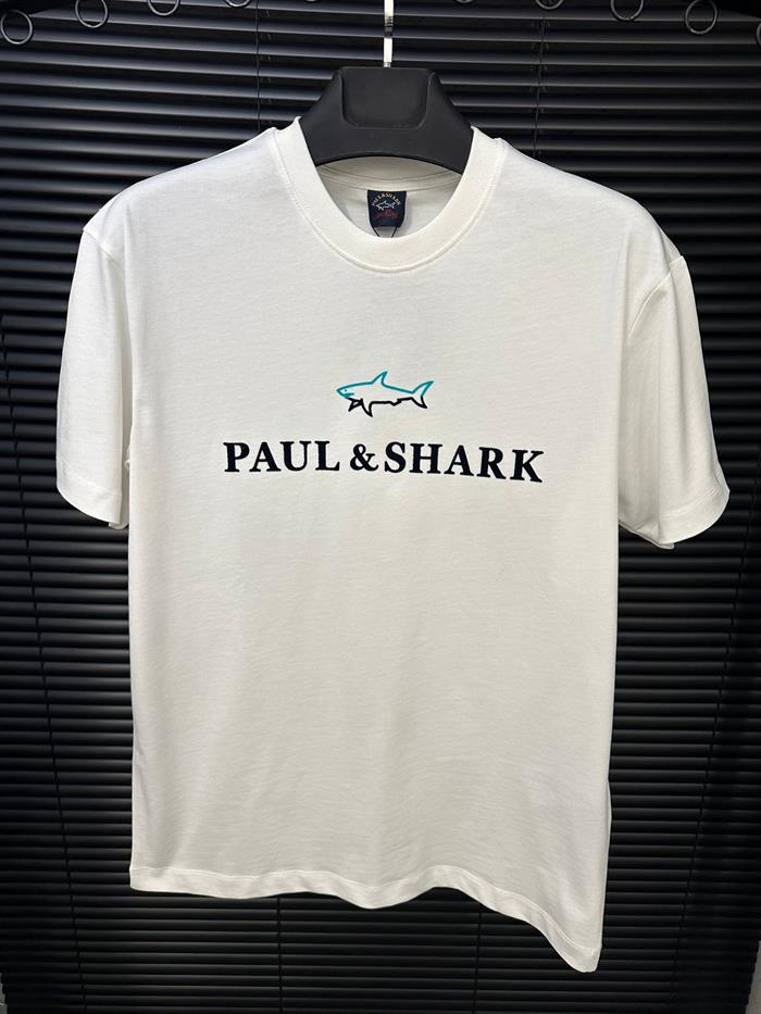 Marka Baskılı Basic T-Shirt - Beyaz
