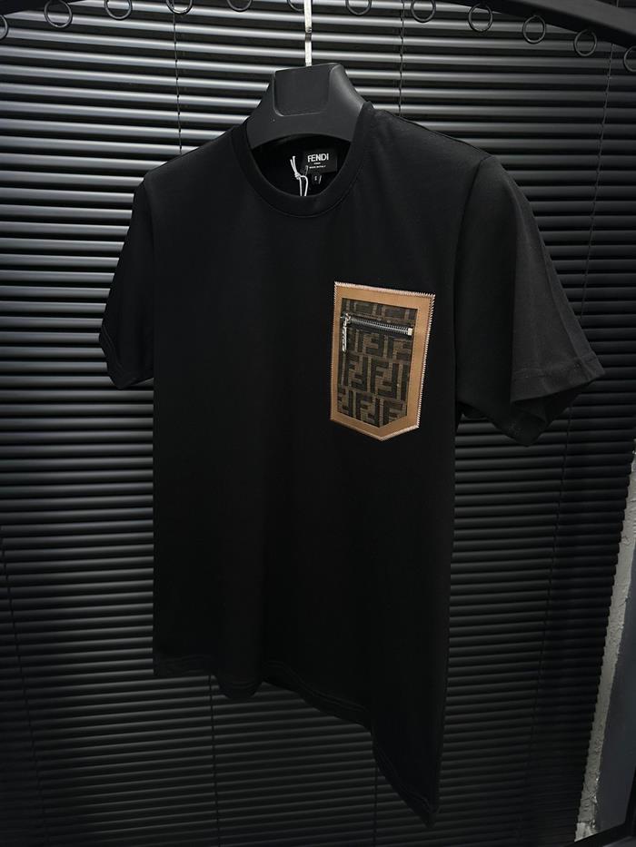 Marka Baskılı Cep Detaylı Basic T-Shirt - Beyaz