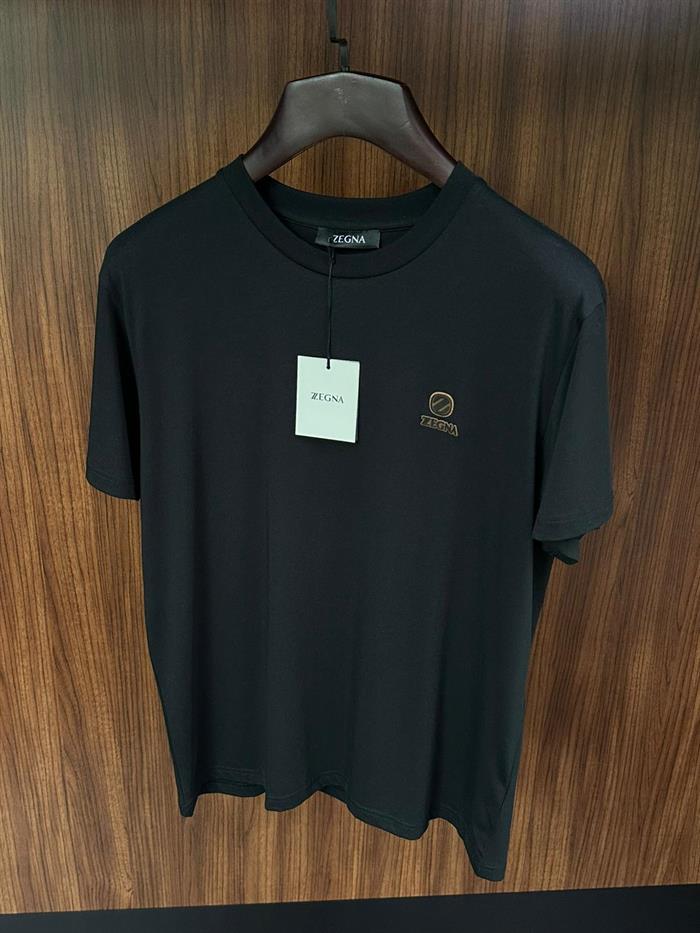 Marka Logolu Modal Kumaş Basic T-Shirt