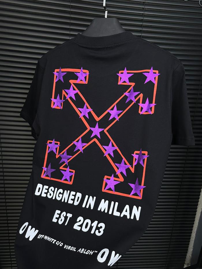 Milan 2013 Sırt Ve Göğüs Baskılı T-Shirt - Beyaz