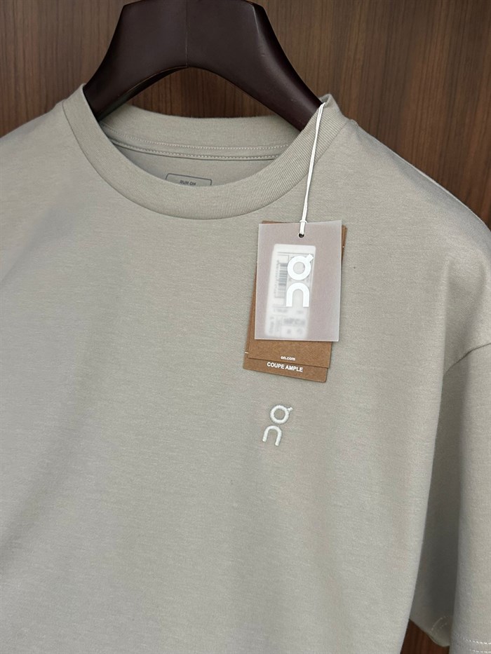 Nakış Logolu Sırt Baskılı Cotton T-Shirt