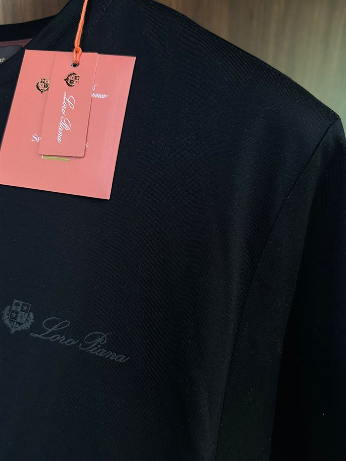 Silikon Logolu Bisiklet Yaka T-Shirt