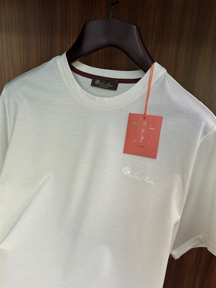 Silikon Logolu Bisiklet Yaka T-Shirt
