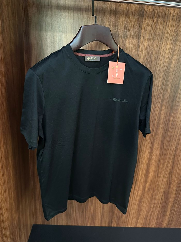 Silikon Logolu Bisiklet Yaka T-Shirt
