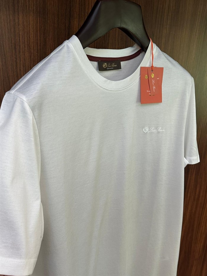 Silikon Logolu Bisiklet Yaka T-Shirt
