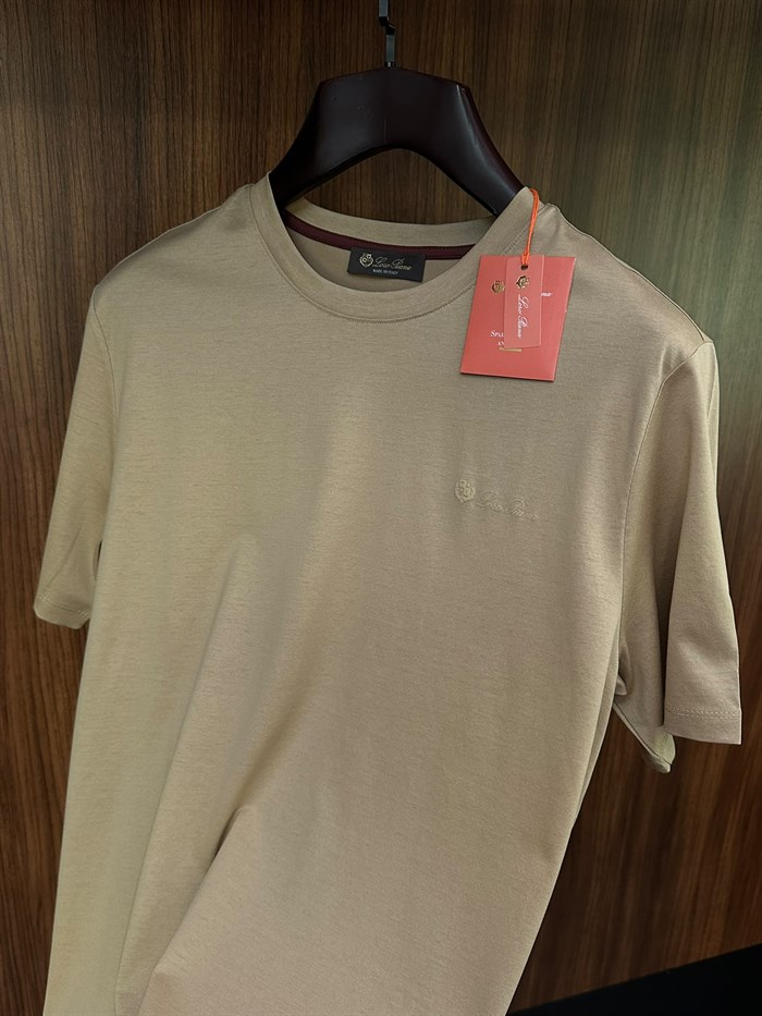 Silikon Logolu Bisiklet Yaka T-Shirt