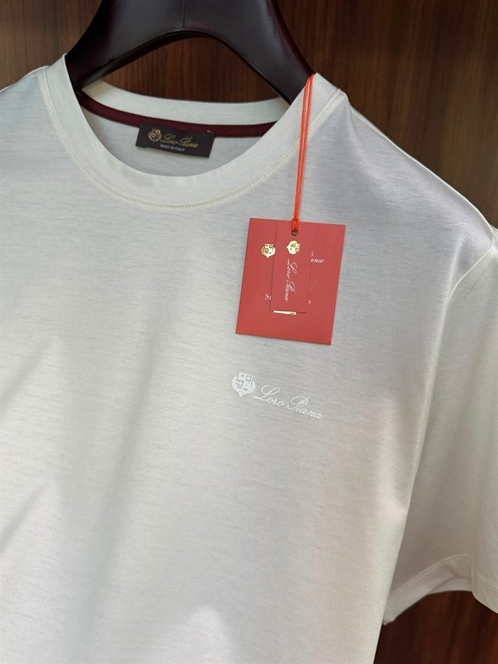 Silikon Logolu Bisiklet Yaka T-Shirt