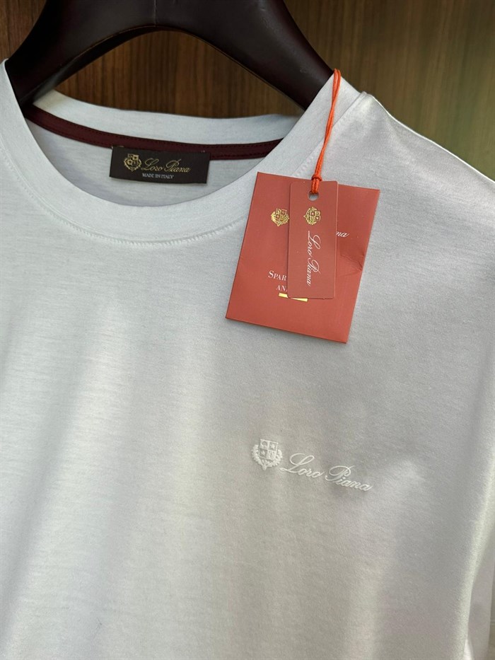 Silikon Logolu Bisiklet Yaka T-Shirt
