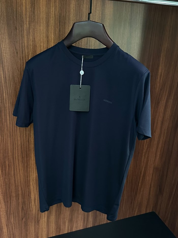 Silikon Marka Yazılı Bisiklet Yaka T-Shirt