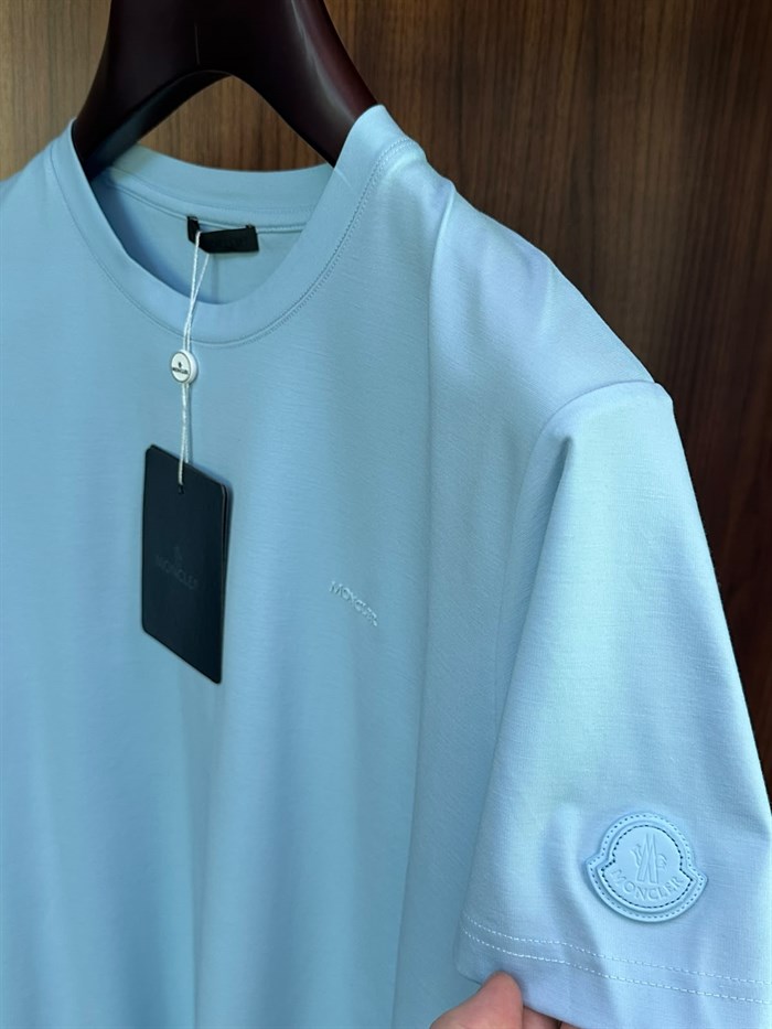 Silikon Marka Yazılı Bisiklet Yaka T-Shirt