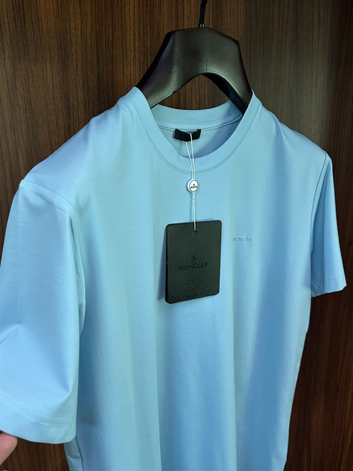 Silikon Marka Yazılı Bisiklet Yaka T-Shirt