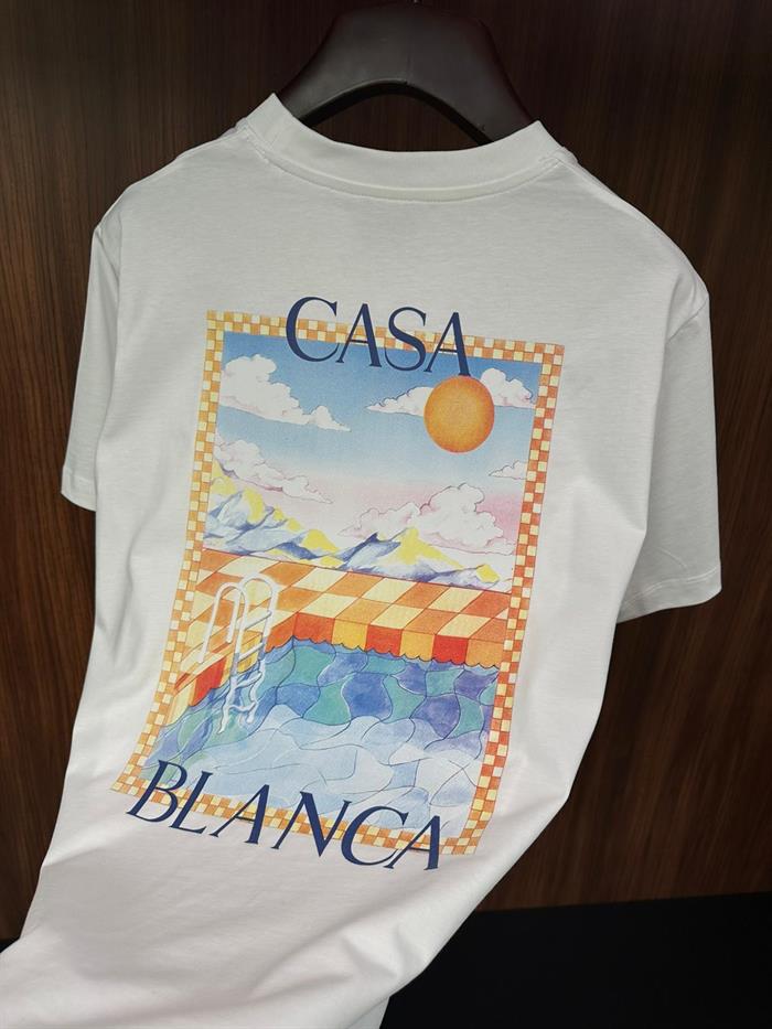 Surreal Pool Baskılı T-Shirt