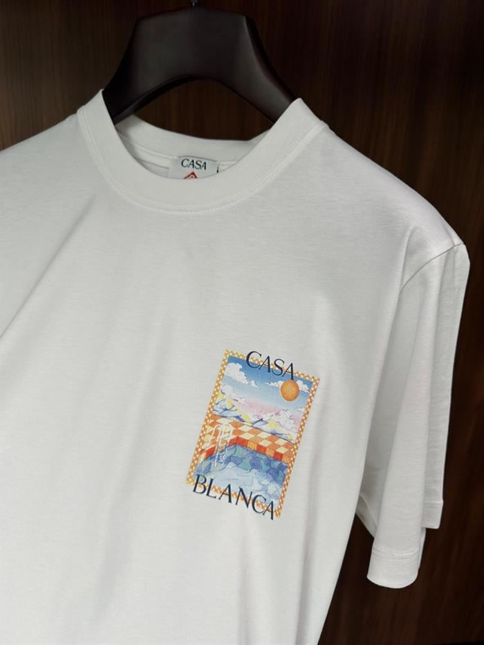 Surreal Pool Baskılı T-Shirt