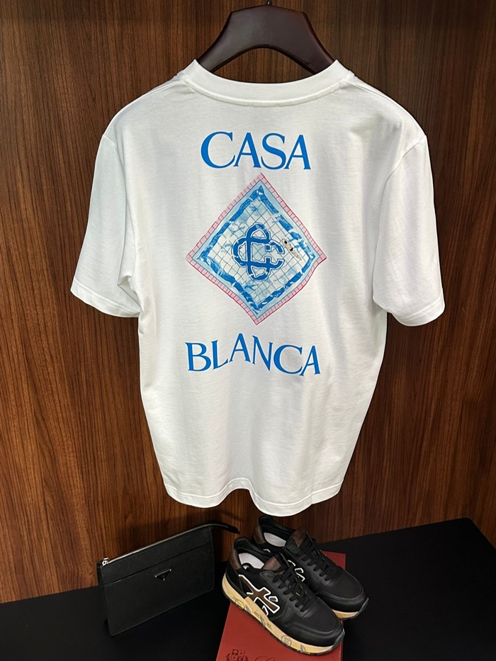 Whıte Jersey Pool Baskı Logolu T-Shirt