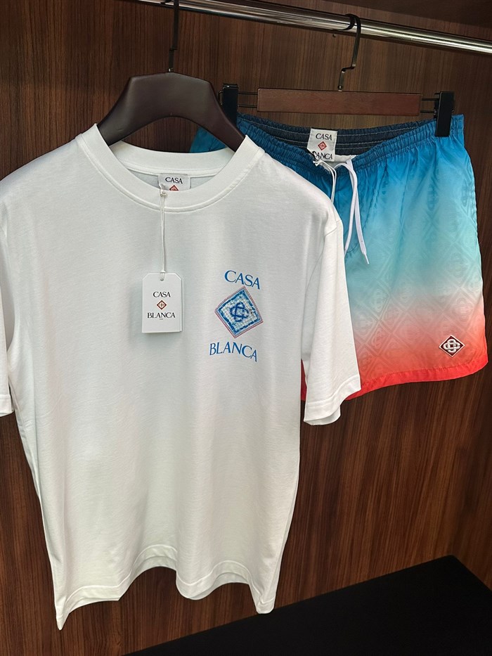 Whıte Jersey Pool Baskı Logolu T-Shirt