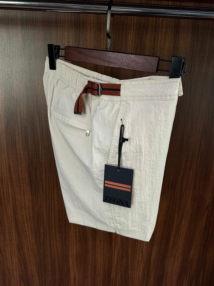 Gizli Kemer Detayl Paraşüt Kumaşı Şort