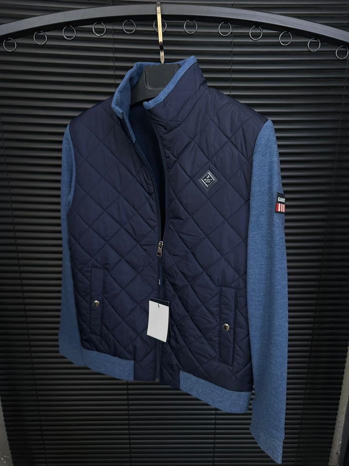 Baklava Desenli Triko Kollu Ceket