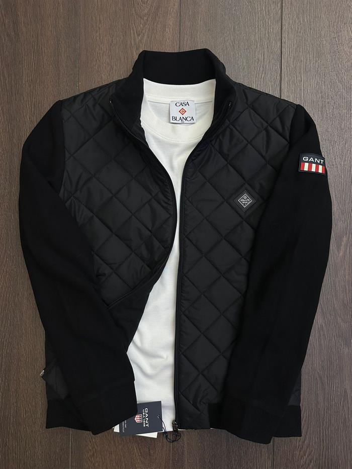 Baklava Desenli Triko Kollu Ceket