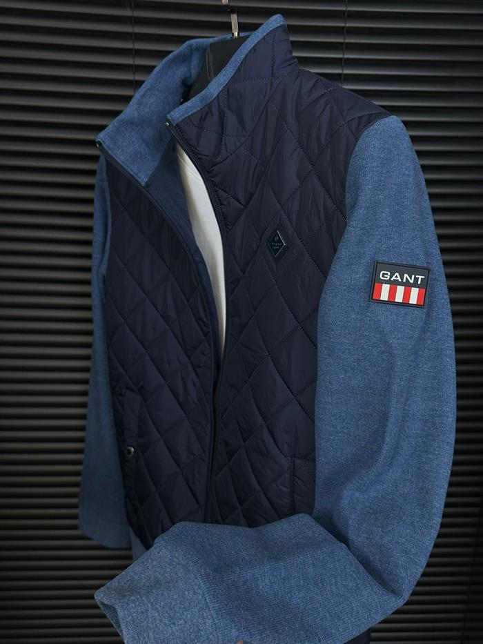 Baklava Desenli Triko Kollu Ceket