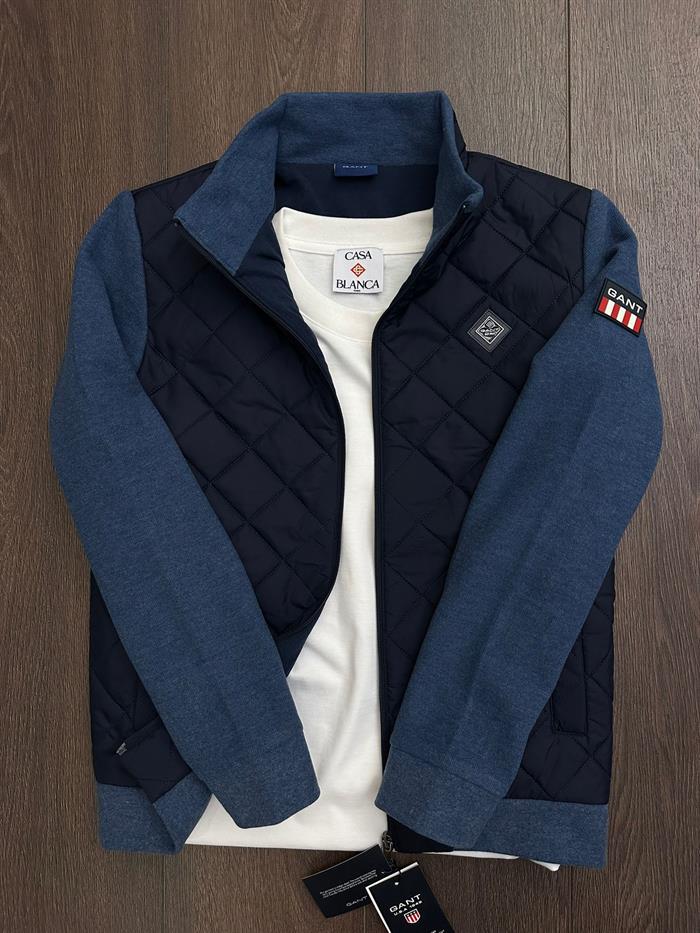 Baklava Desenli Triko Kollu Ceket