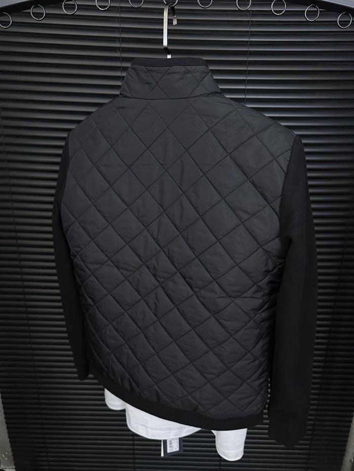 Baklava Desenli Triko Kollu Ceket