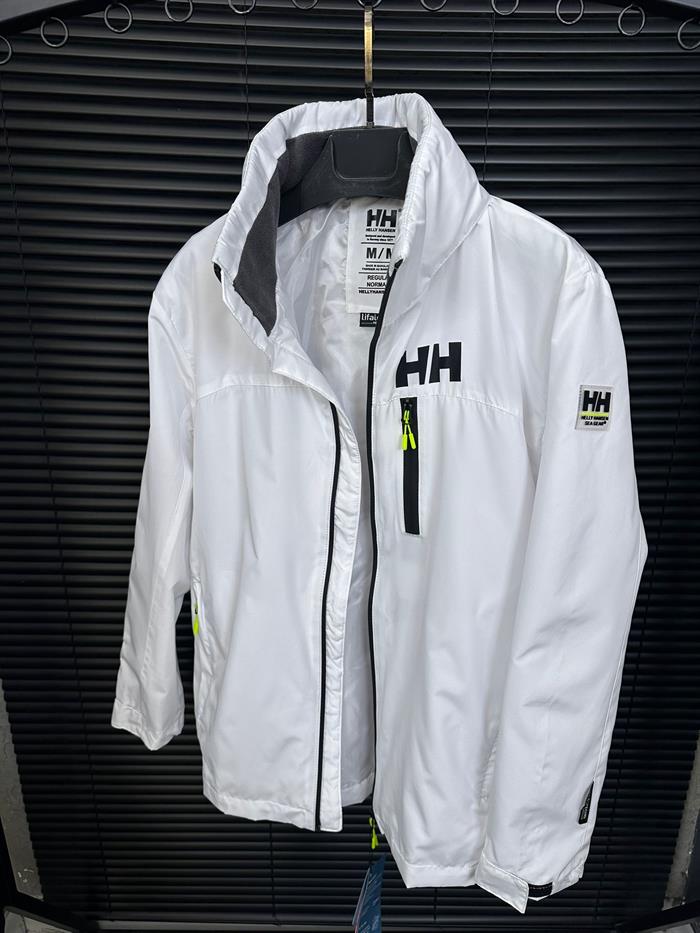 Gizli Kapşonlu Gögüs Logolu Yağmur Geçirmez Ceket