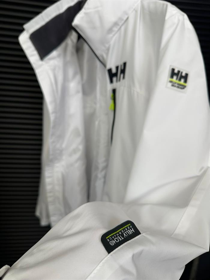 Gizli Kapşonlu Gögüs Logolu Yağmur Geçirmez Ceket