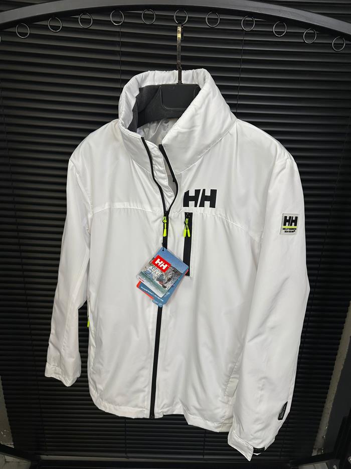 Gizli Kapşonlu Gögüs Logolu Yağmur Geçirmez Ceket