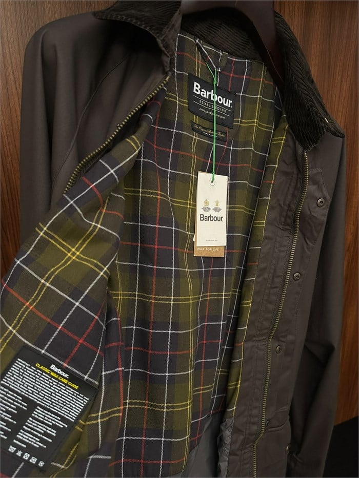 Modern Beaufort Check Wax Ceket