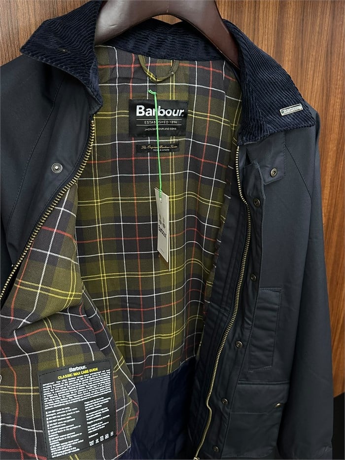Modern Beaufort Check Wax Ceket