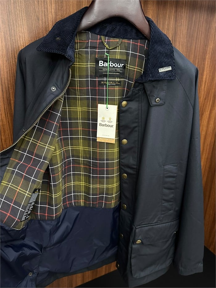 Modern Beaufort Check Wax Ceket