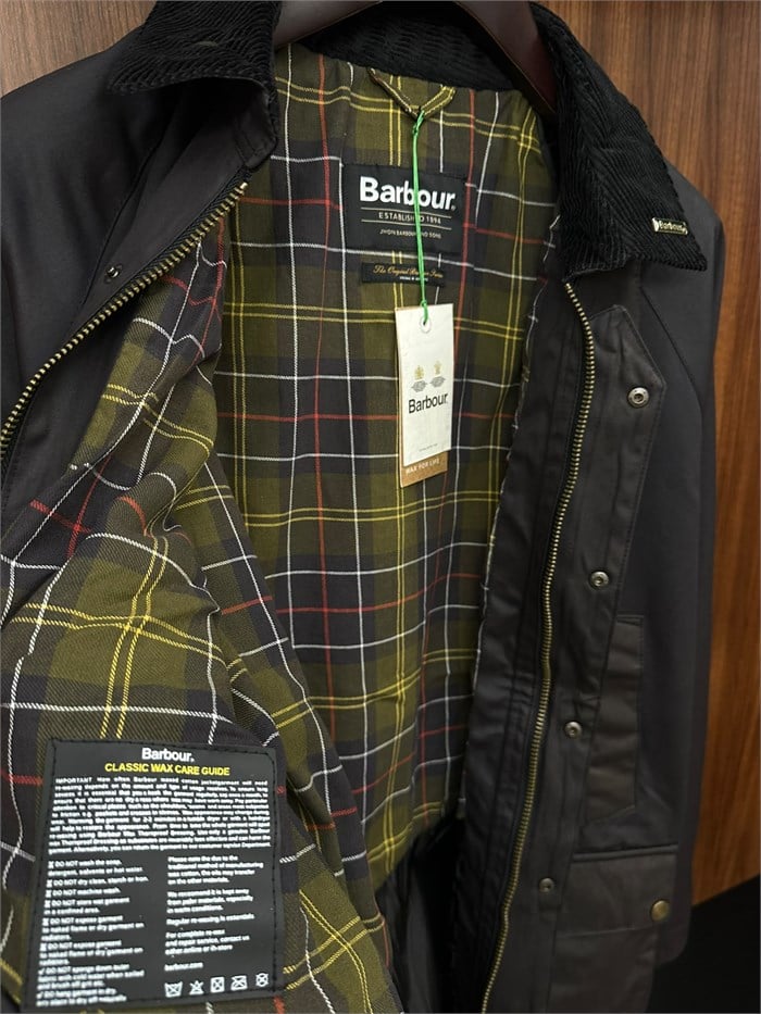 Modern Beaufort Check Wax Ceket