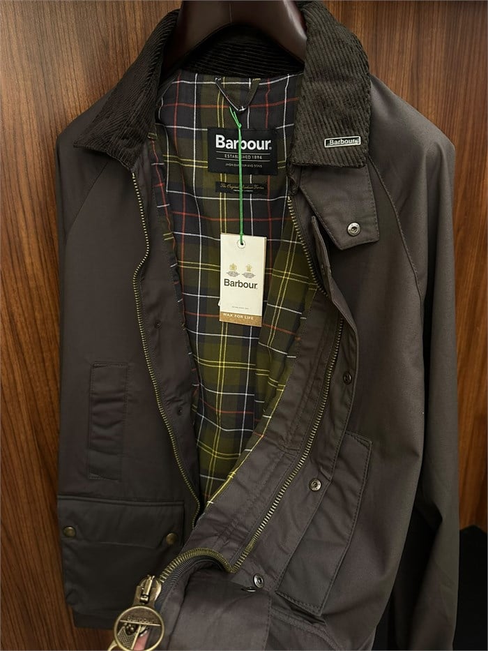 Modern Beaufort Check Wax Ceket