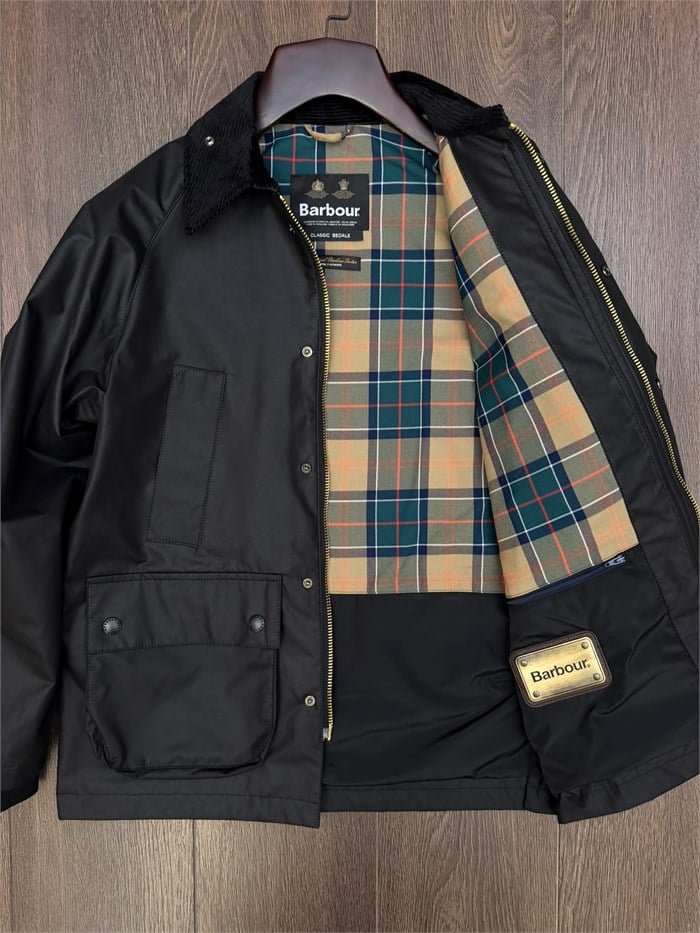 Modern Beaufort Check Yağlı Ceket