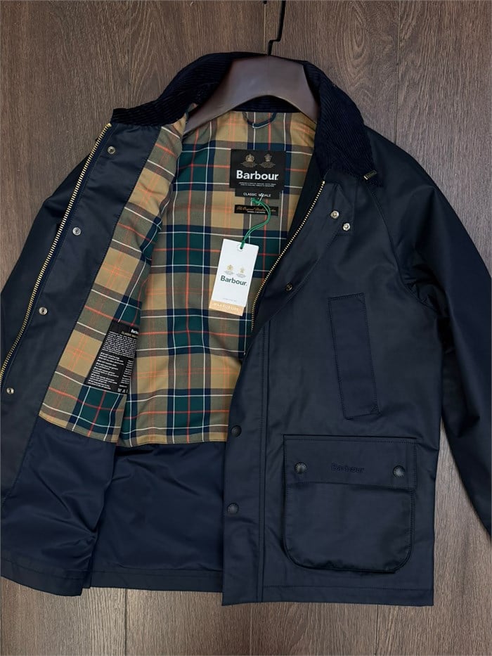 Modern Beaufort Check Yağlı Ceket