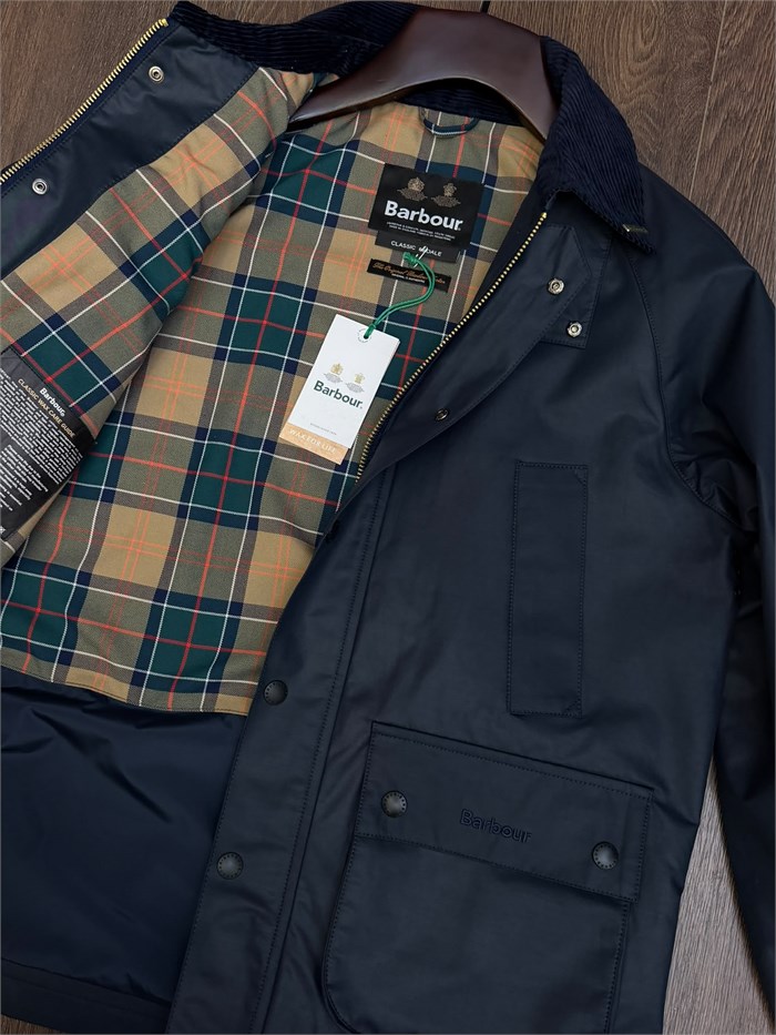 Modern Beaufort Check Yağlı Ceket
