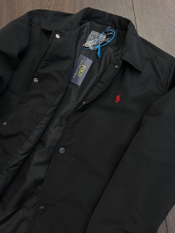 Nakış Logolu Düğmeli Baharlık Ceket