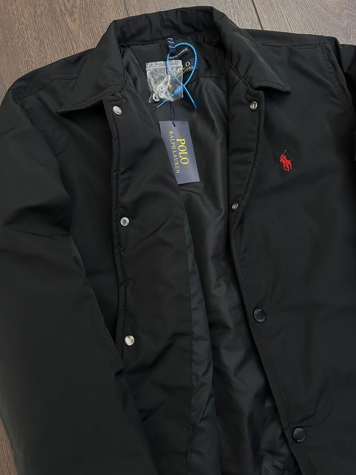 Nakış Logolu Düğmeli Baharlık Ceket