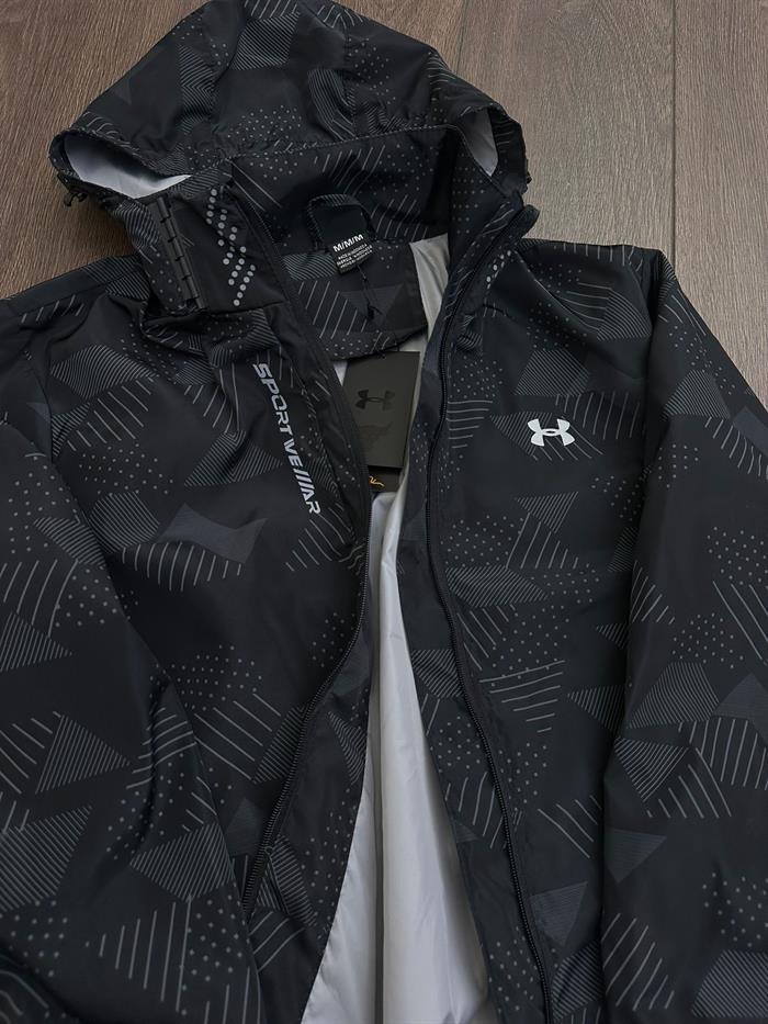 Reflektör Arma Desenli Yağmurluk