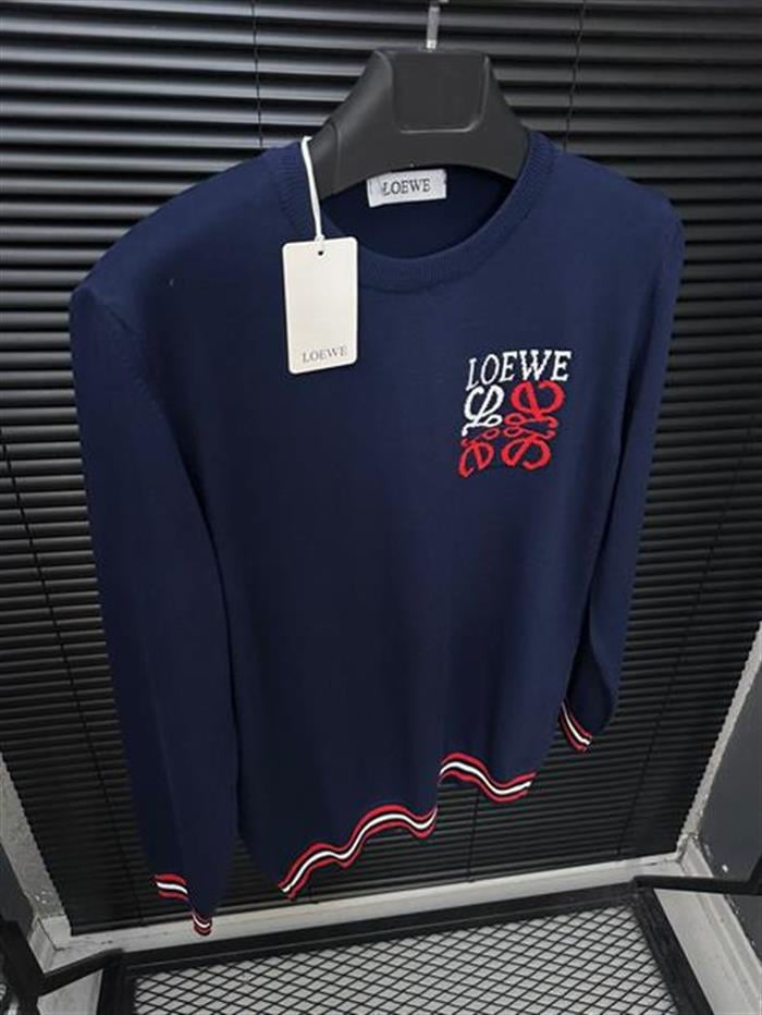 Dijital Göğüs Logolu %100 Triko Kazak - Beyaz