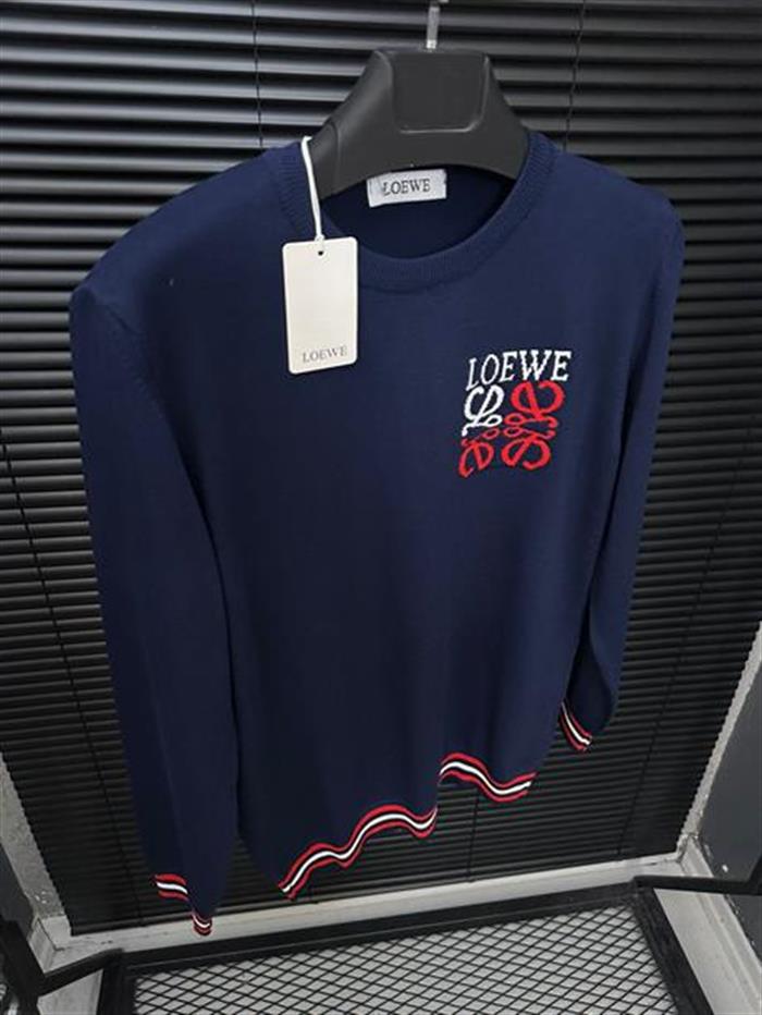 Dijital Göğüs Logolu %100 Triko Kazak - Beyaz