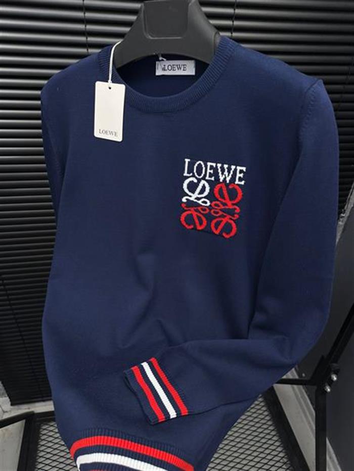 Dijital Göğüs Logolu %100 Triko Kazak - Beyaz