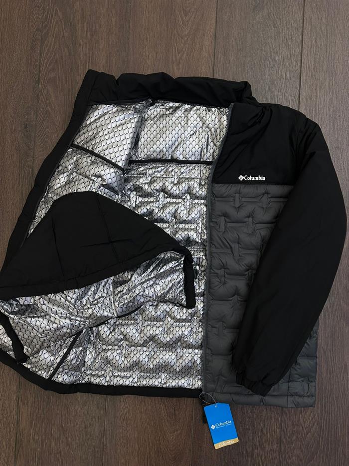 Blok Renkli İçi Termalli Şişme Mont