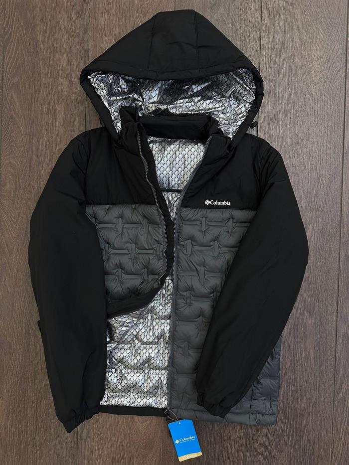 Blok Renkli İçi Termalli Şişme Mont