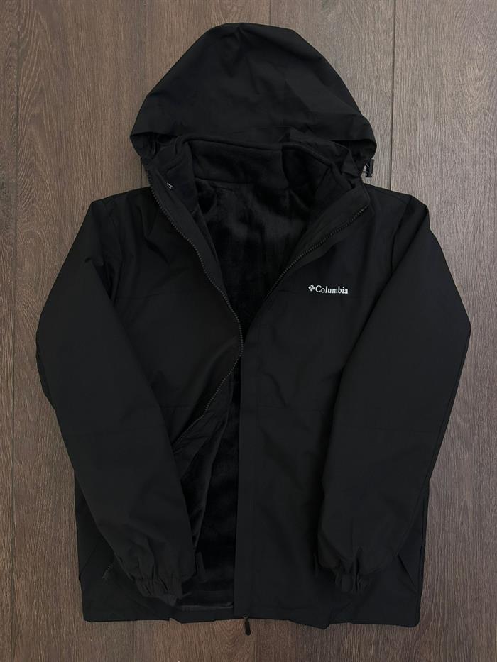 Göğüs Logolu İçi Polarlı 3in1 Mont